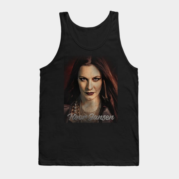 Vintage Floor Jansen Tank Top by Ihkwan Art